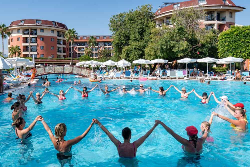 Palmeras Beach Hotel Ultra All Inclusive Конаклы Экстерьер фото
