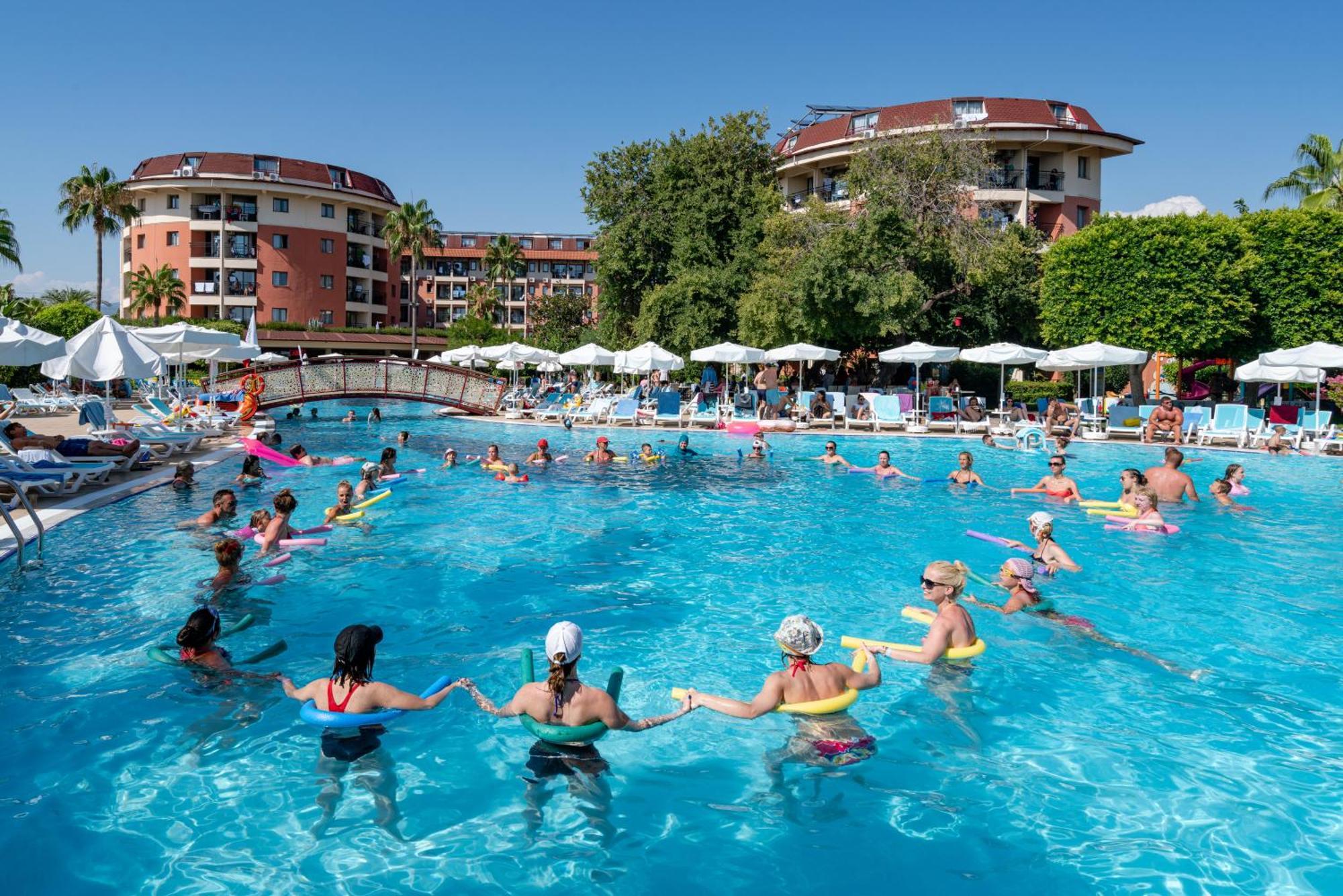 Palmeras Beach Hotel Ultra All Inclusive Конаклы Экстерьер фото